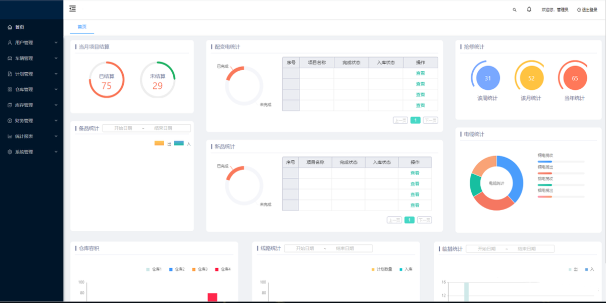 SpringBoot+Vue物流仓储管理系统源码